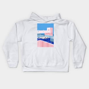 Spain pool Kids Hoodie